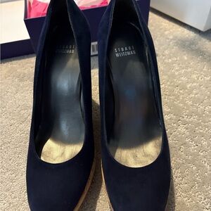 Stuart Weitzman Dark Blue Heels